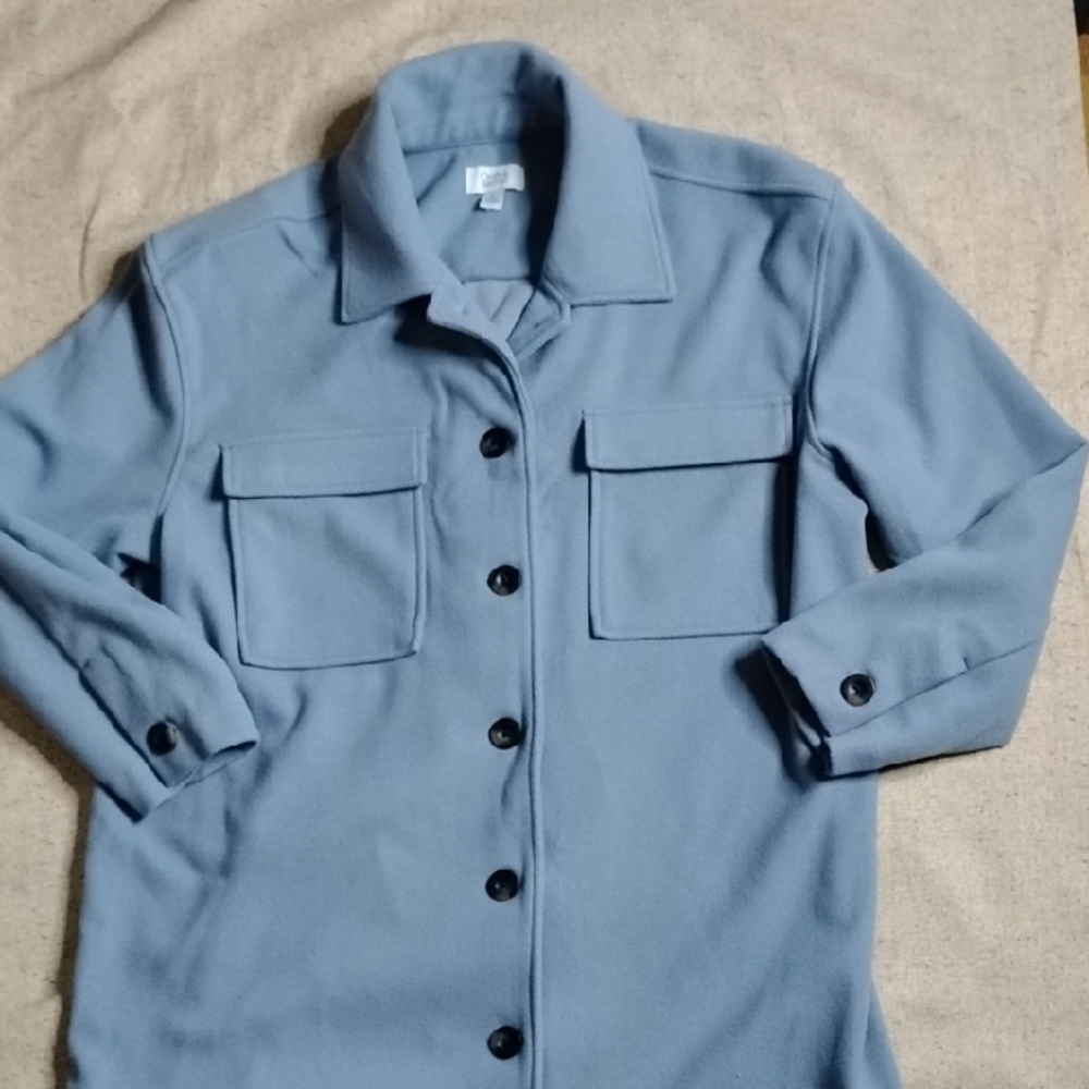 croft & barrow Women's Light Blue Utility Jacket